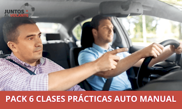 PACK 6 CLASES PRÁCTICAS AUTO MANUAL